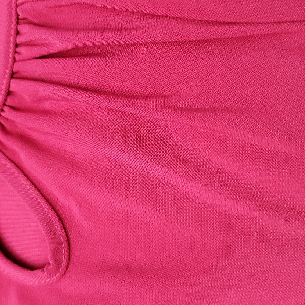 Keyhole blouse, pink/raspberry - Picture 4 of 4